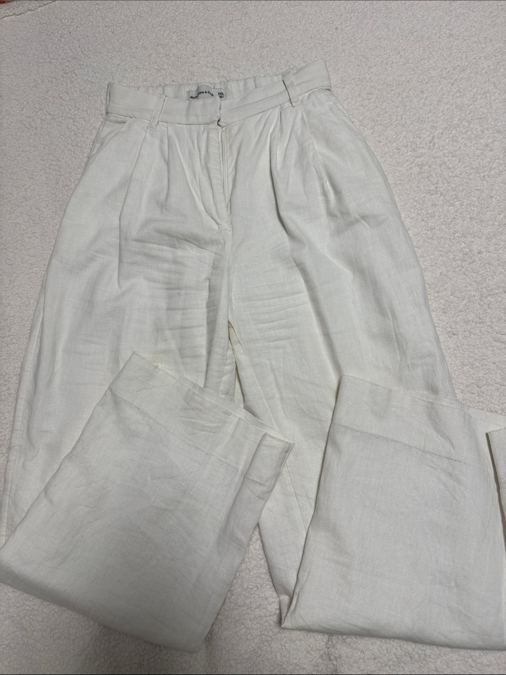 Abercrombie & Fitch Linen-Blend Trouser